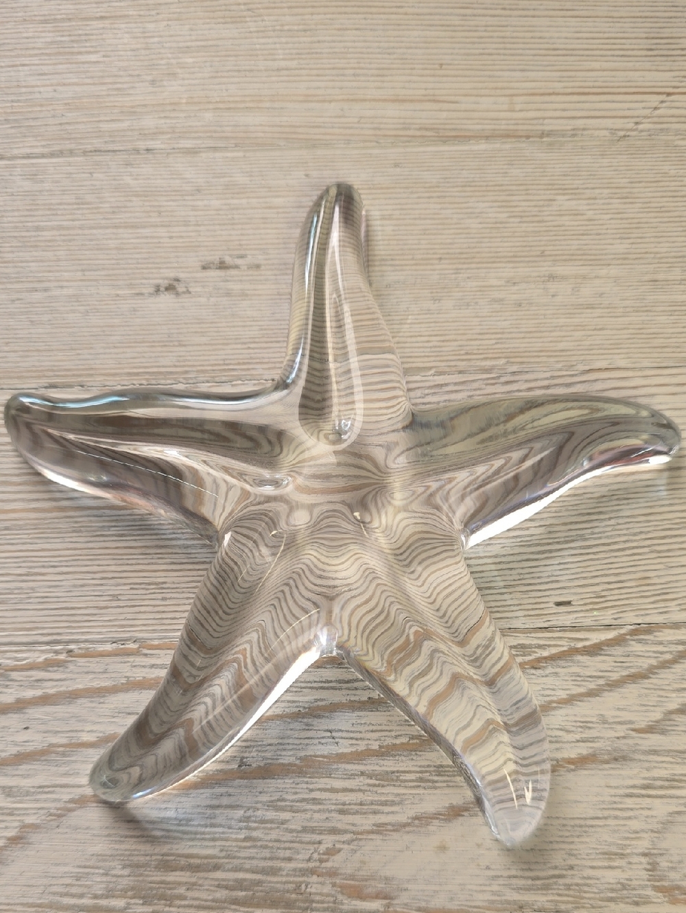 Baccarat France Crystal Glass Starfish